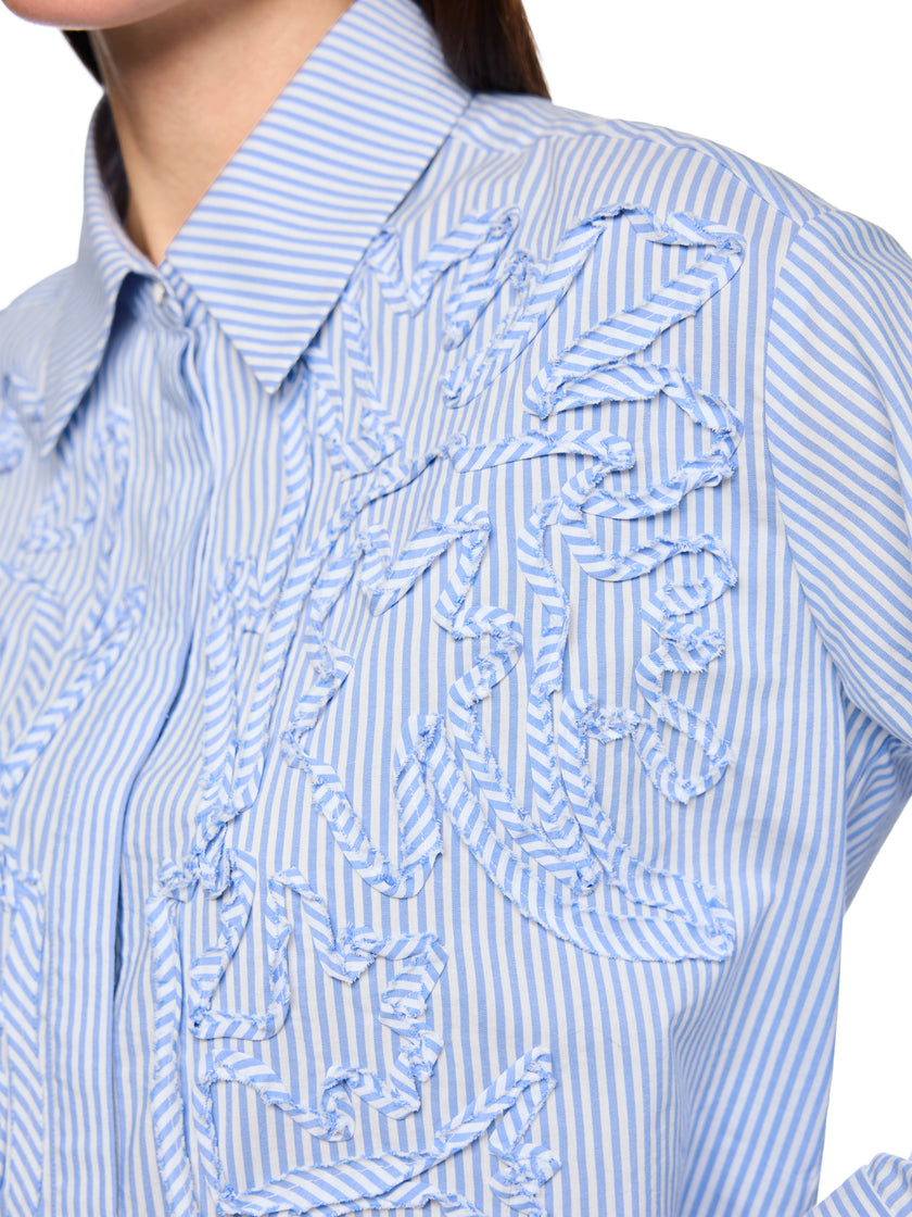 Bluse - Blumendetails