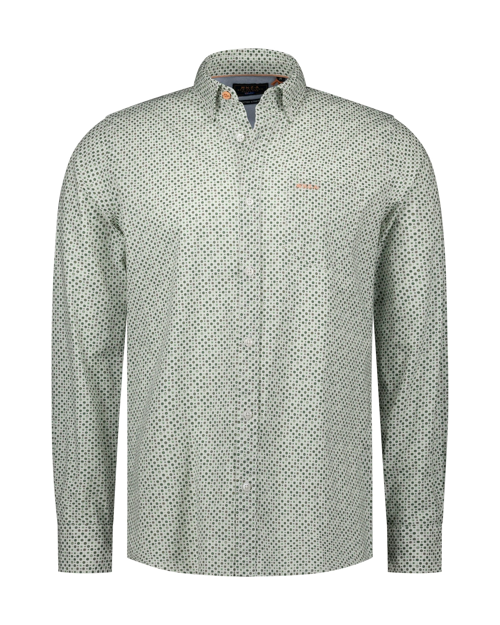 Langarmhemd - Baumwollstretch