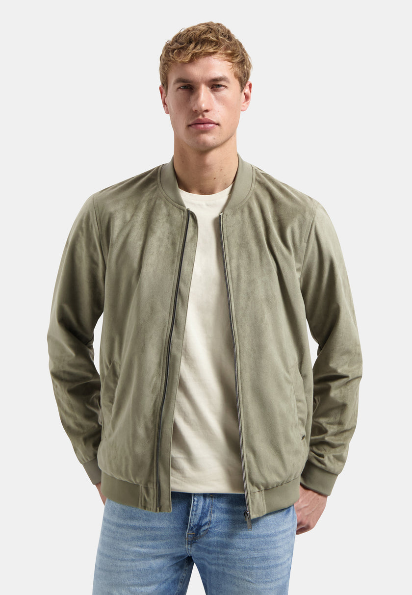 Blouson - Wildleder-Look