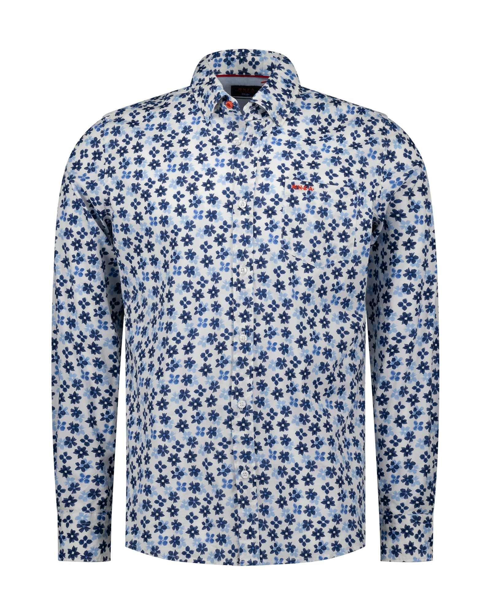 Langarmhemd - Baumwollmix