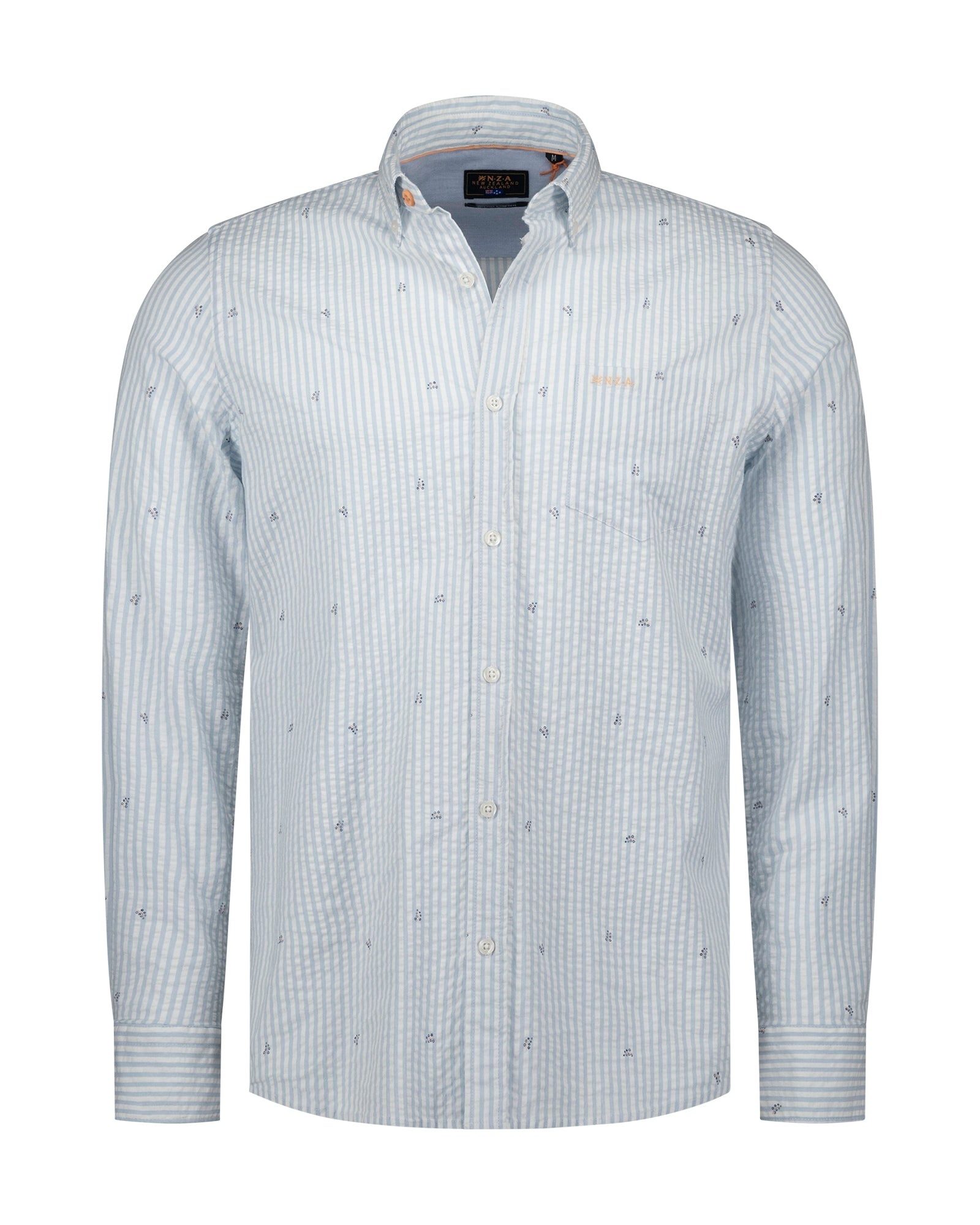 Baumwollhemd - Seersucker