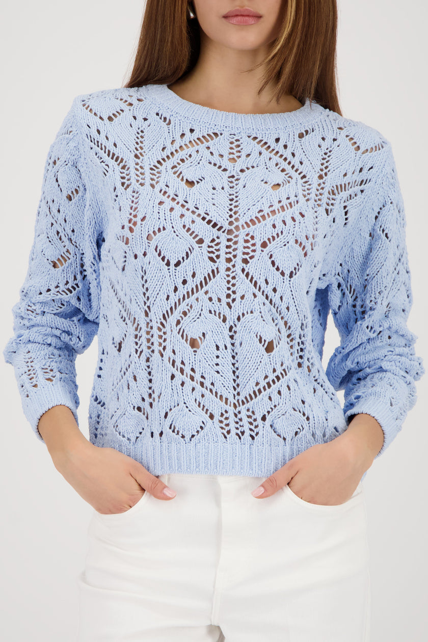 Pullover - Ajourmuster