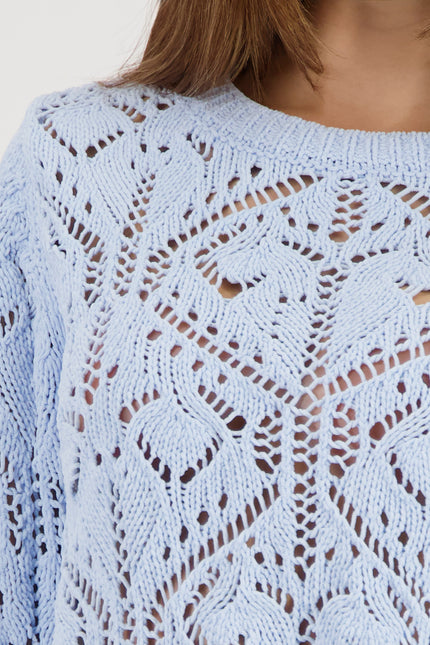 Pullover - Ajourmuster