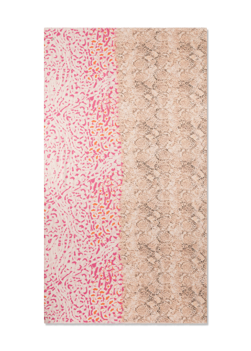 Schal - Schlangen-Leo Print