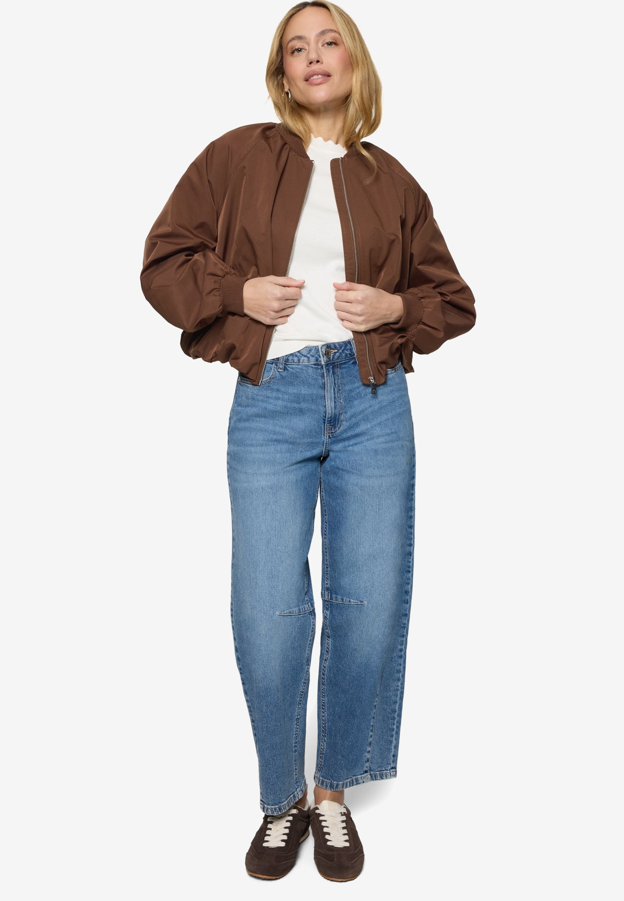 Bomberjacke - Reißverschluss