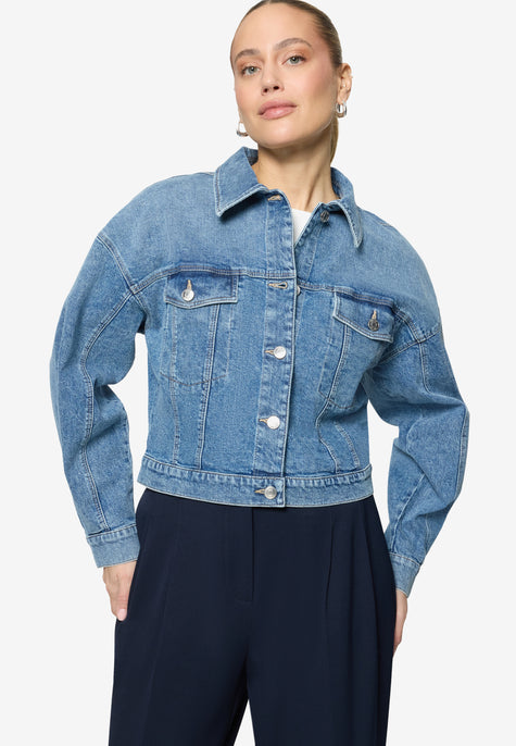 Jeansjacke - Cropped