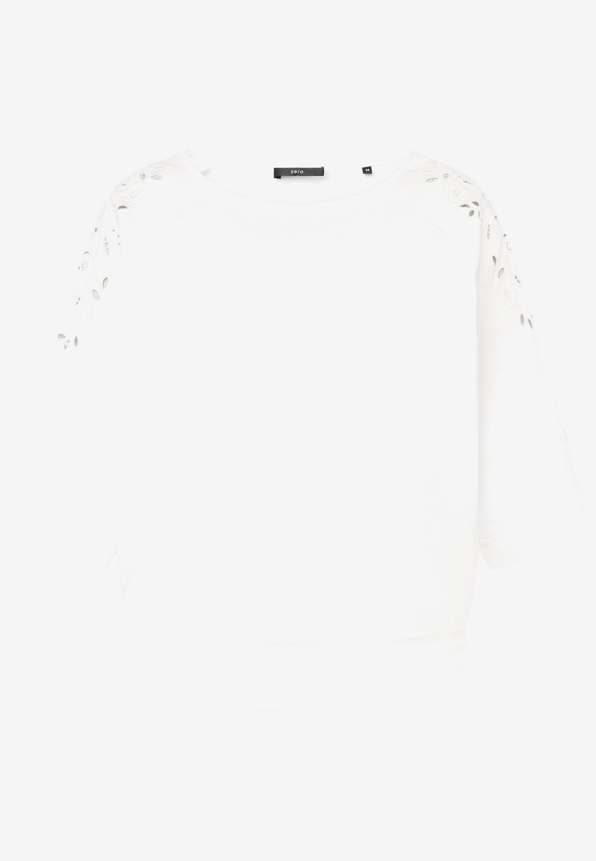 Sweatshirt - Lochmuster