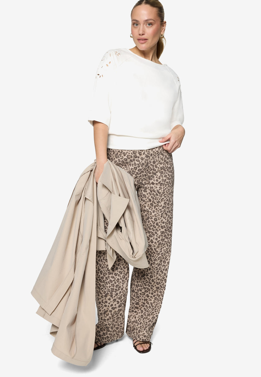 Sweatshirt - Lochmuster