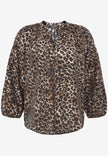 Schlupfbluse - Leoprint