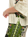 Bluse - Leo-Hibiskus-Print