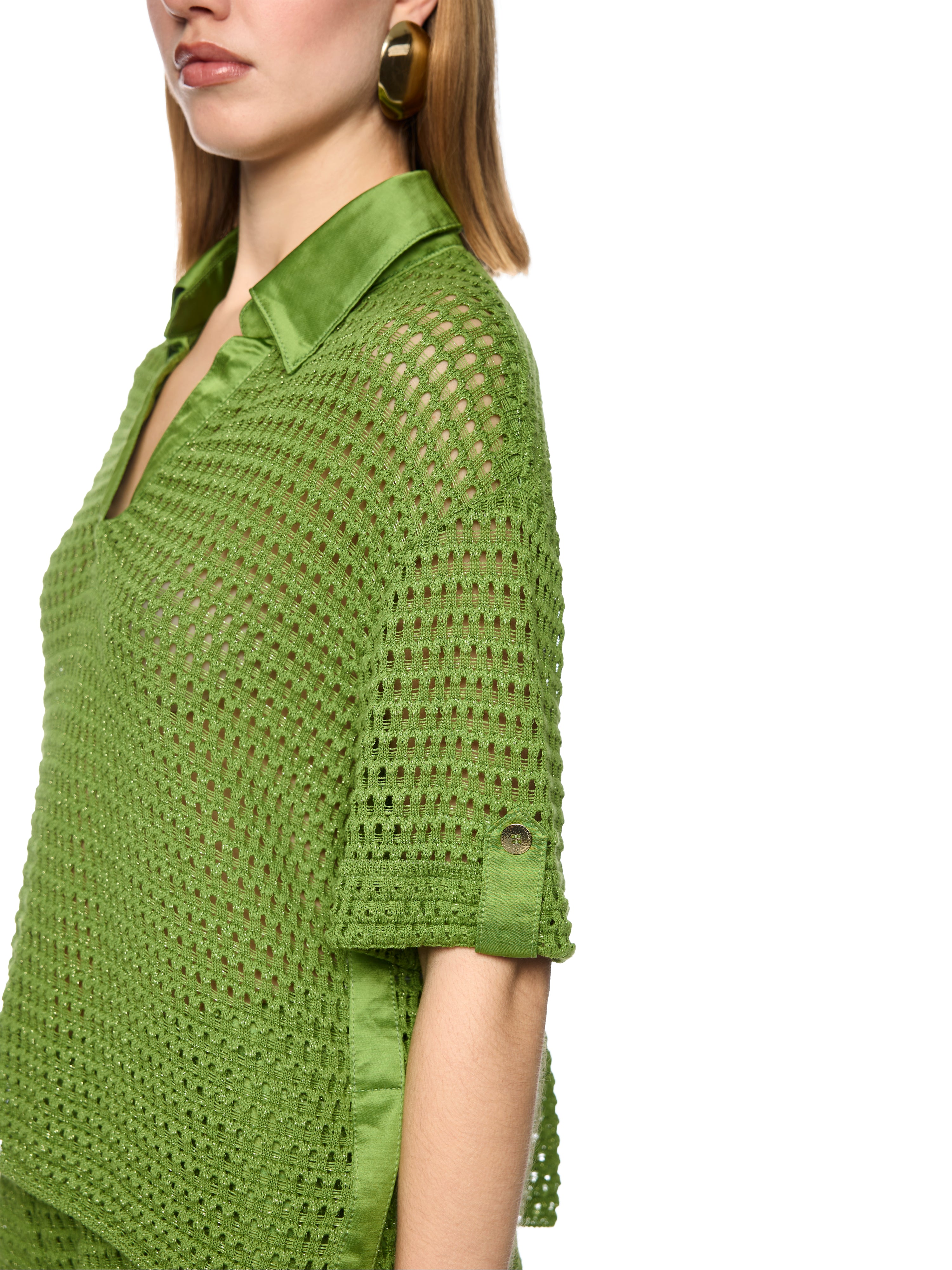 Ajourpullover - Baumwollmix