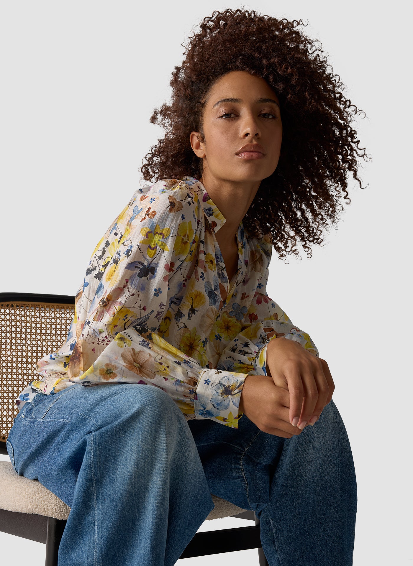 Bluse - Floral Vibes