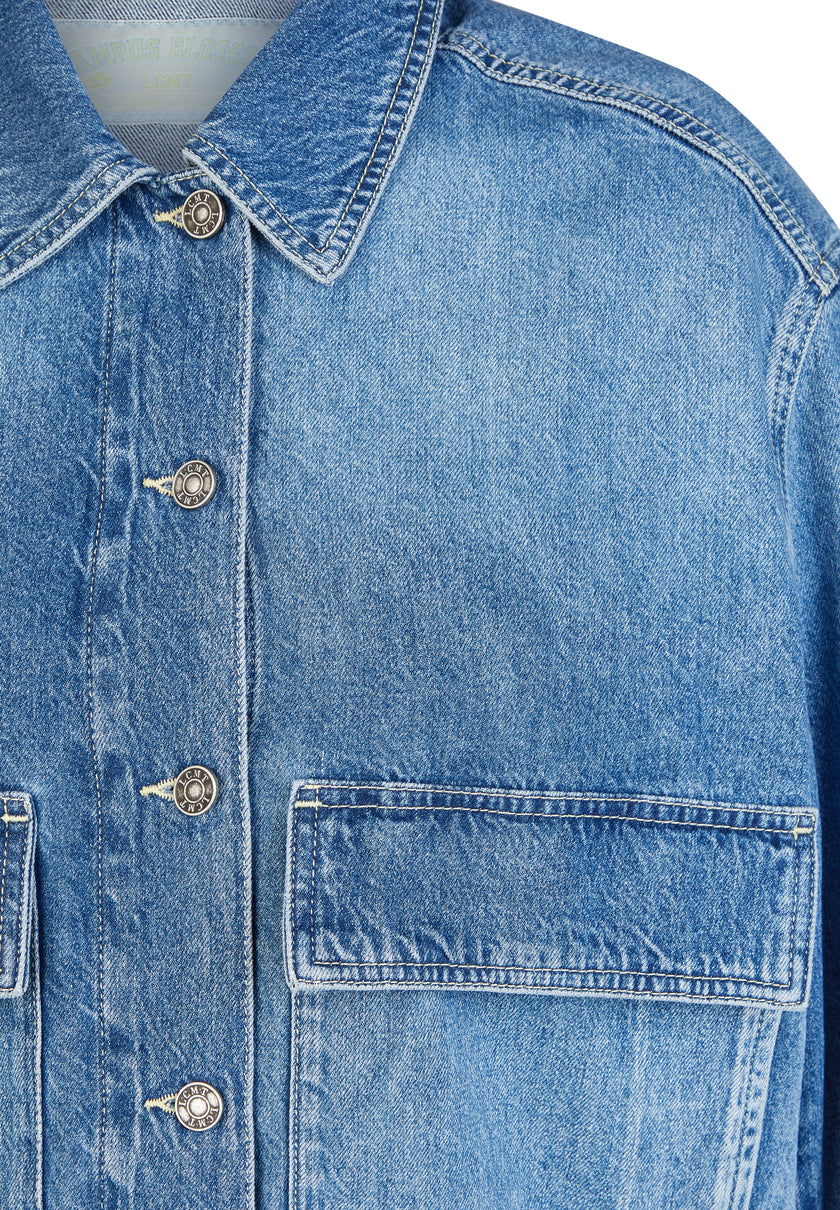 Jeansjacke - Floral Vibes