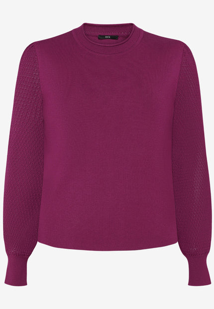Feinstrickpullover - Puffärmel
