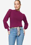 Feinstrickpullover - Puffärmel