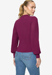 Feinstrickpullover - Puffärmel
