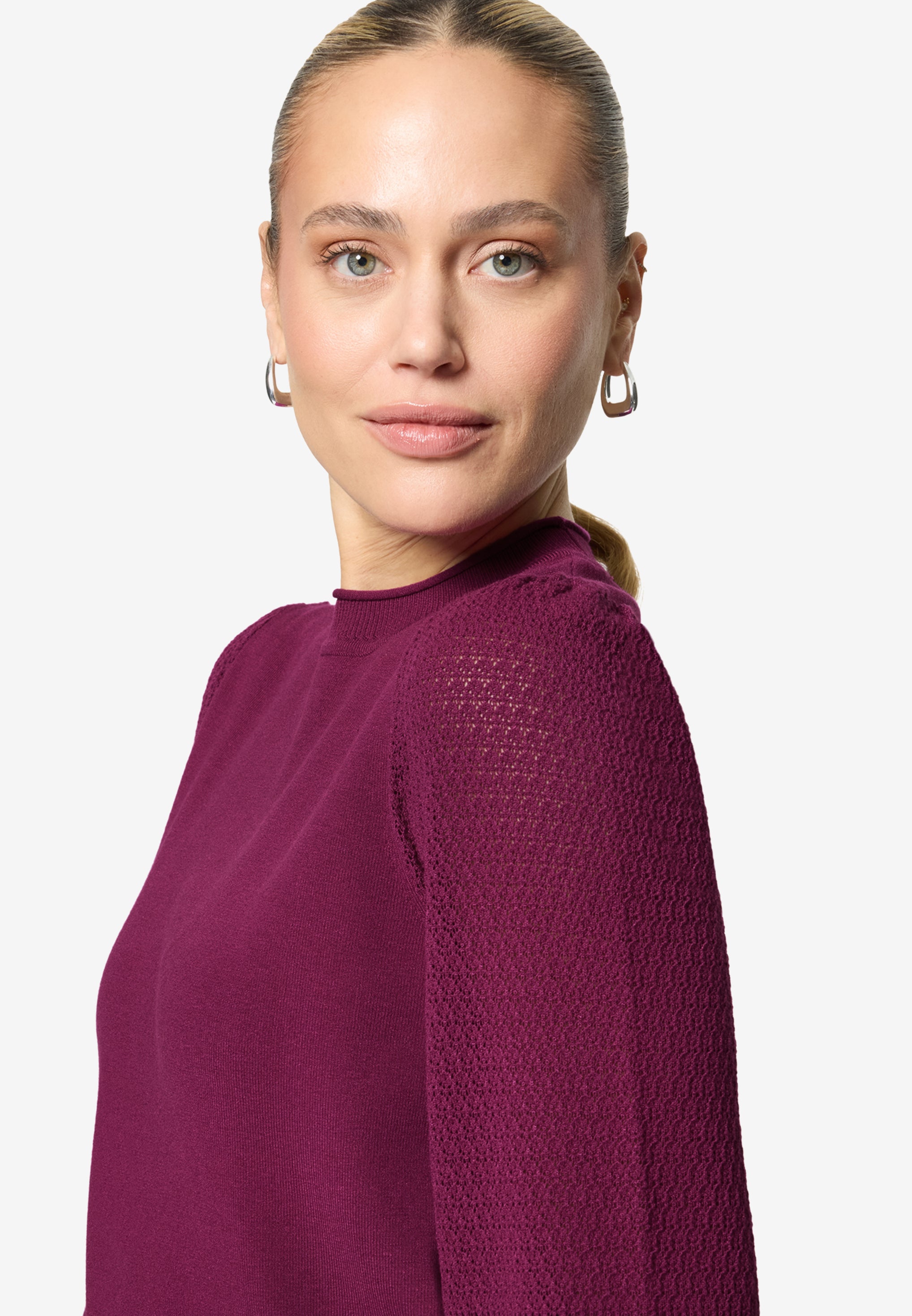 Feinstrickpullover - Puffärmel