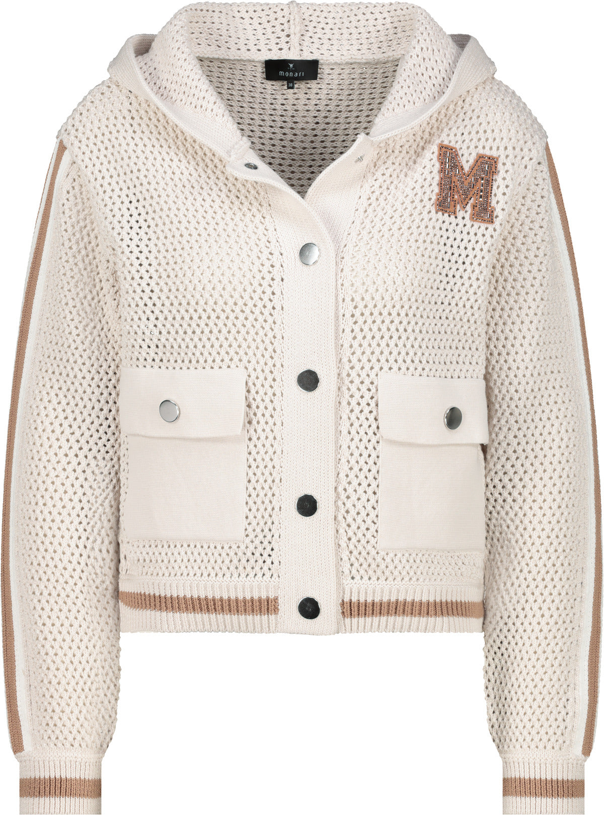 Strickjacke - Kapuze