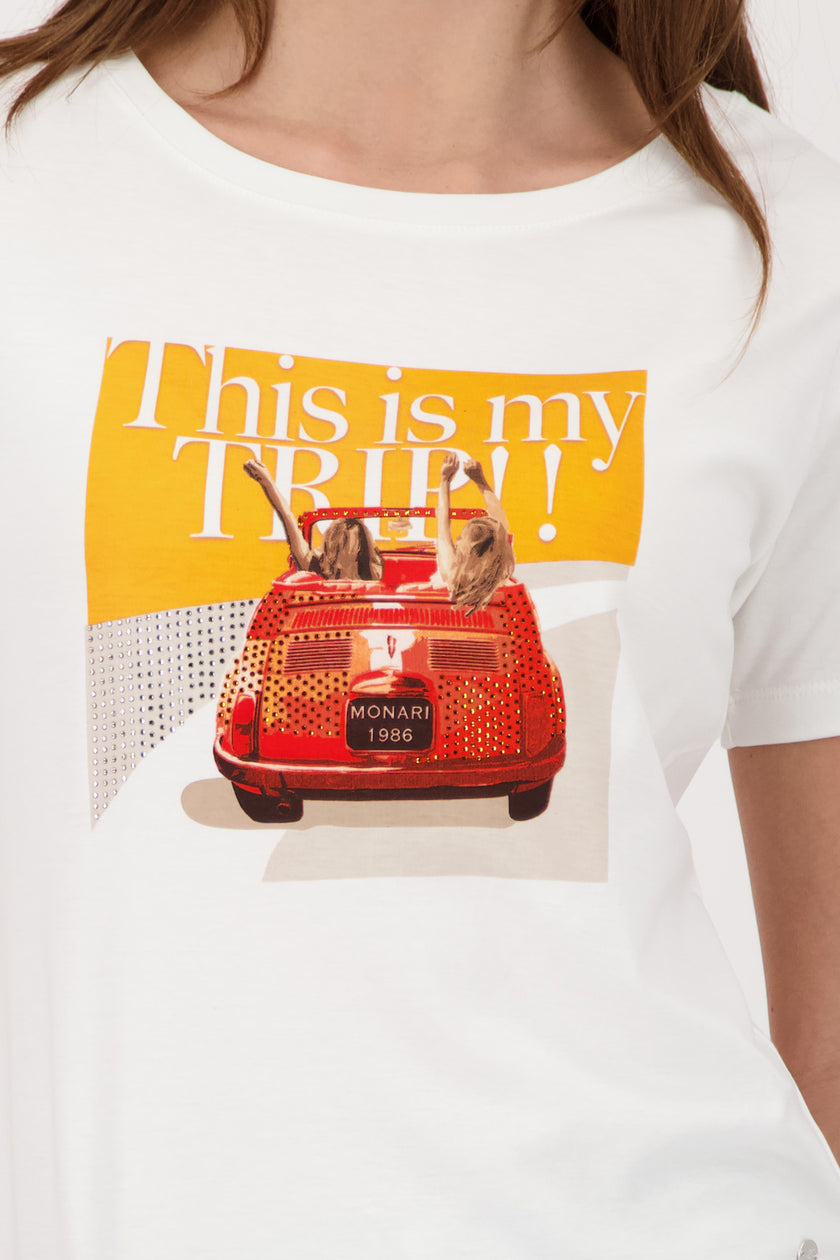 T-Shirt - Cabrio-Print