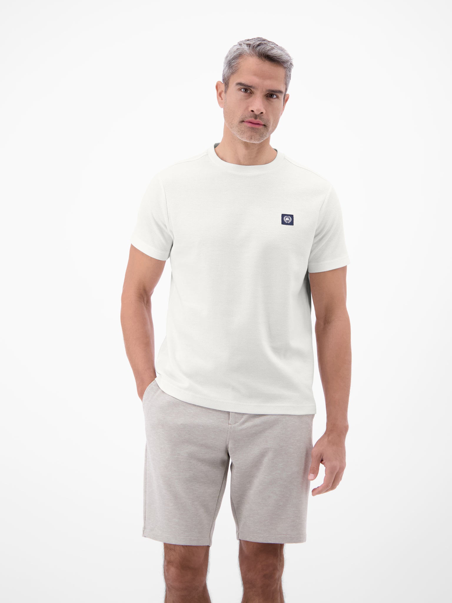 T-Shirt - Waffelstruktur