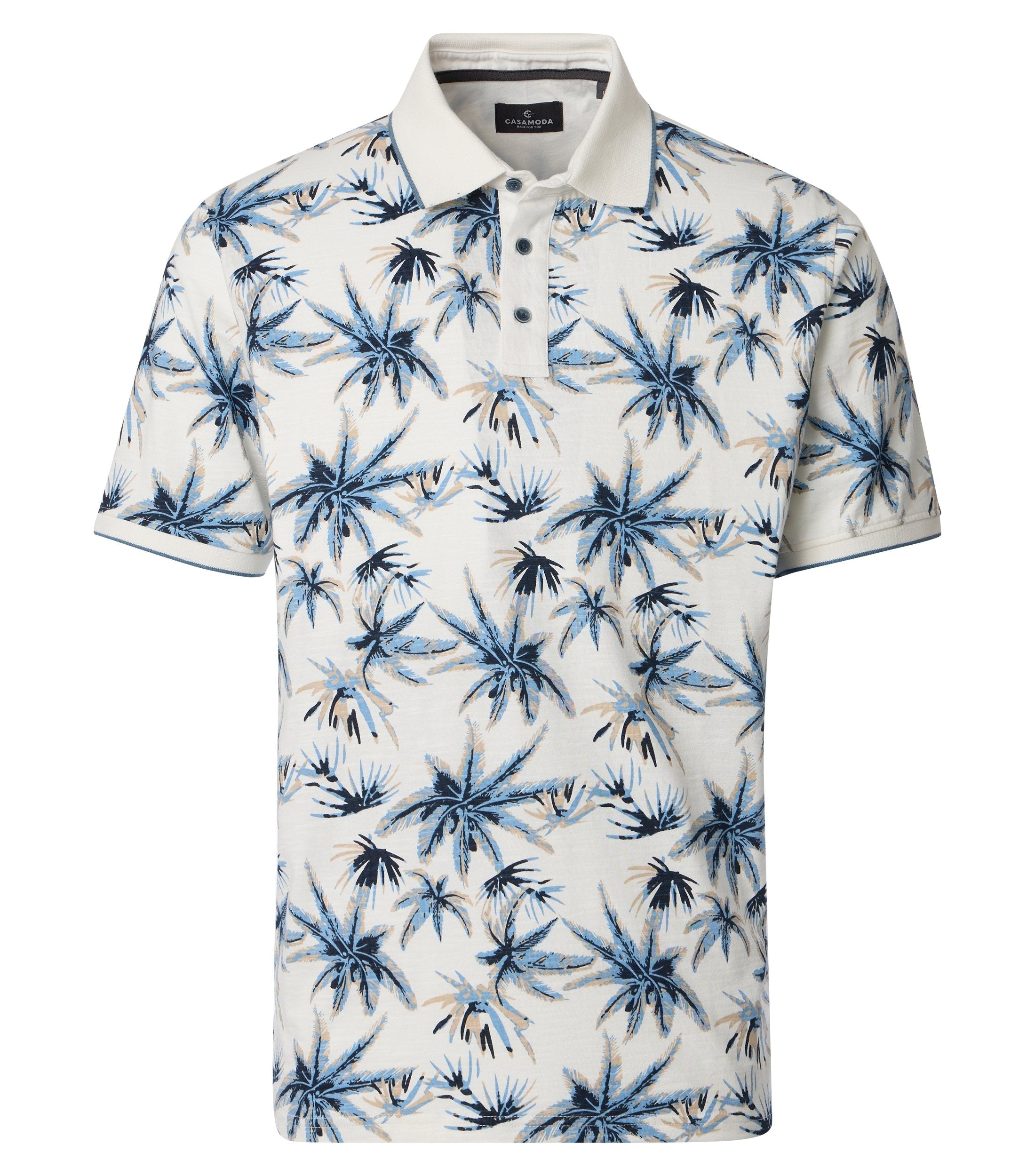 Poloshirt - Palmenprint