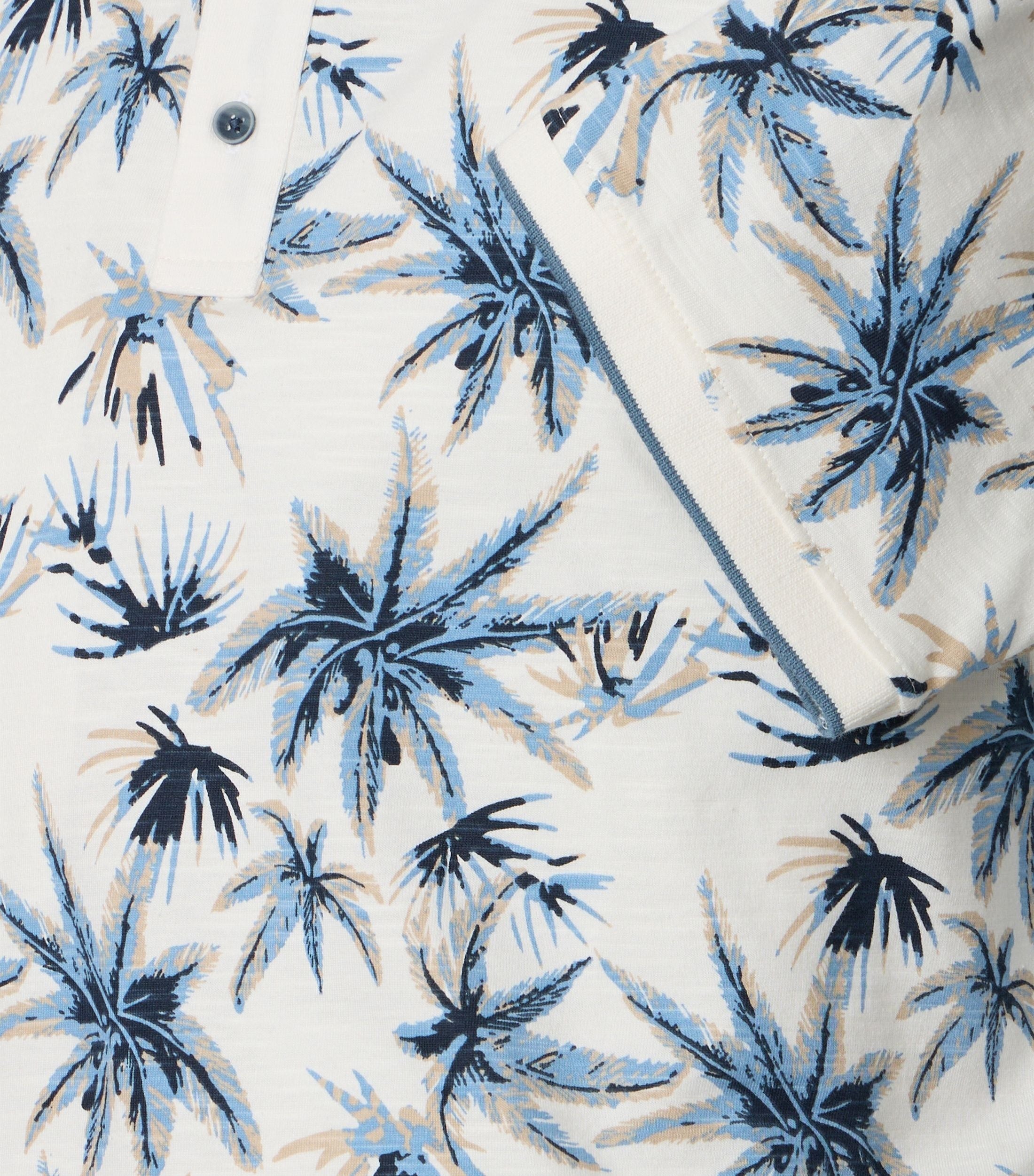 Poloshirt - Palmenprint