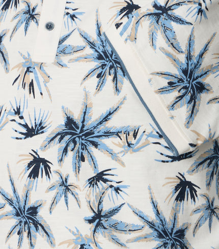 Poloshirt - Palmenprint