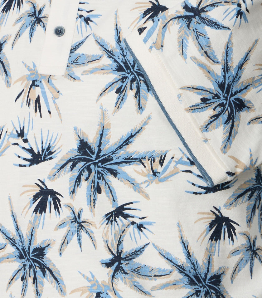 Poloshirt - Palmenprint