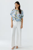 Bluse - Blumenprint