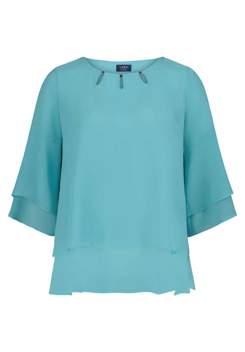 Chiffonbluse - Loose Fit