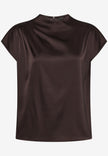 Satin-Bluse