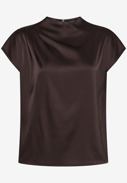 Satin-Bluse