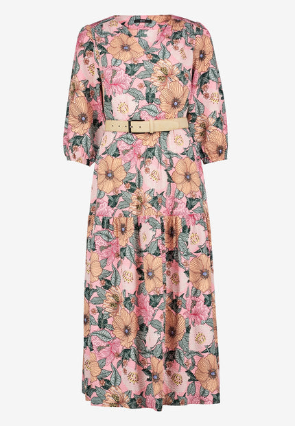 Blumenkleid- mit Gürtel