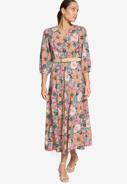 Blumenkleid- mit Gürtel