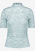 Spitzenshirt - Stehkragen