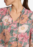 Schlupfbluse - Blumenmuster