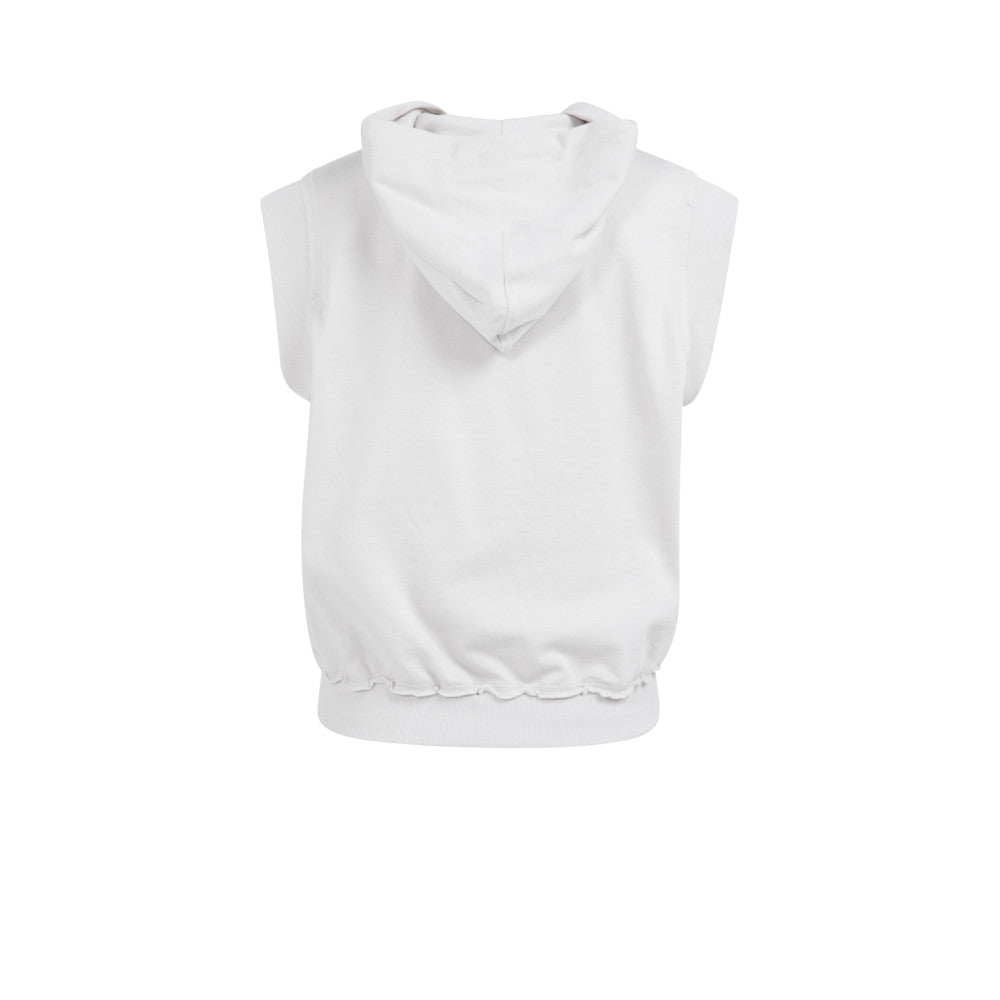 Sweatjacke - Ärmellos