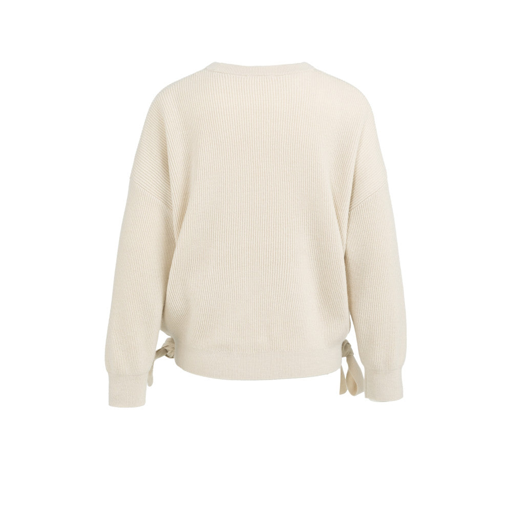 Pullover - gebundenem Detail