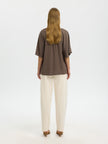 Bluse - Leinenmix