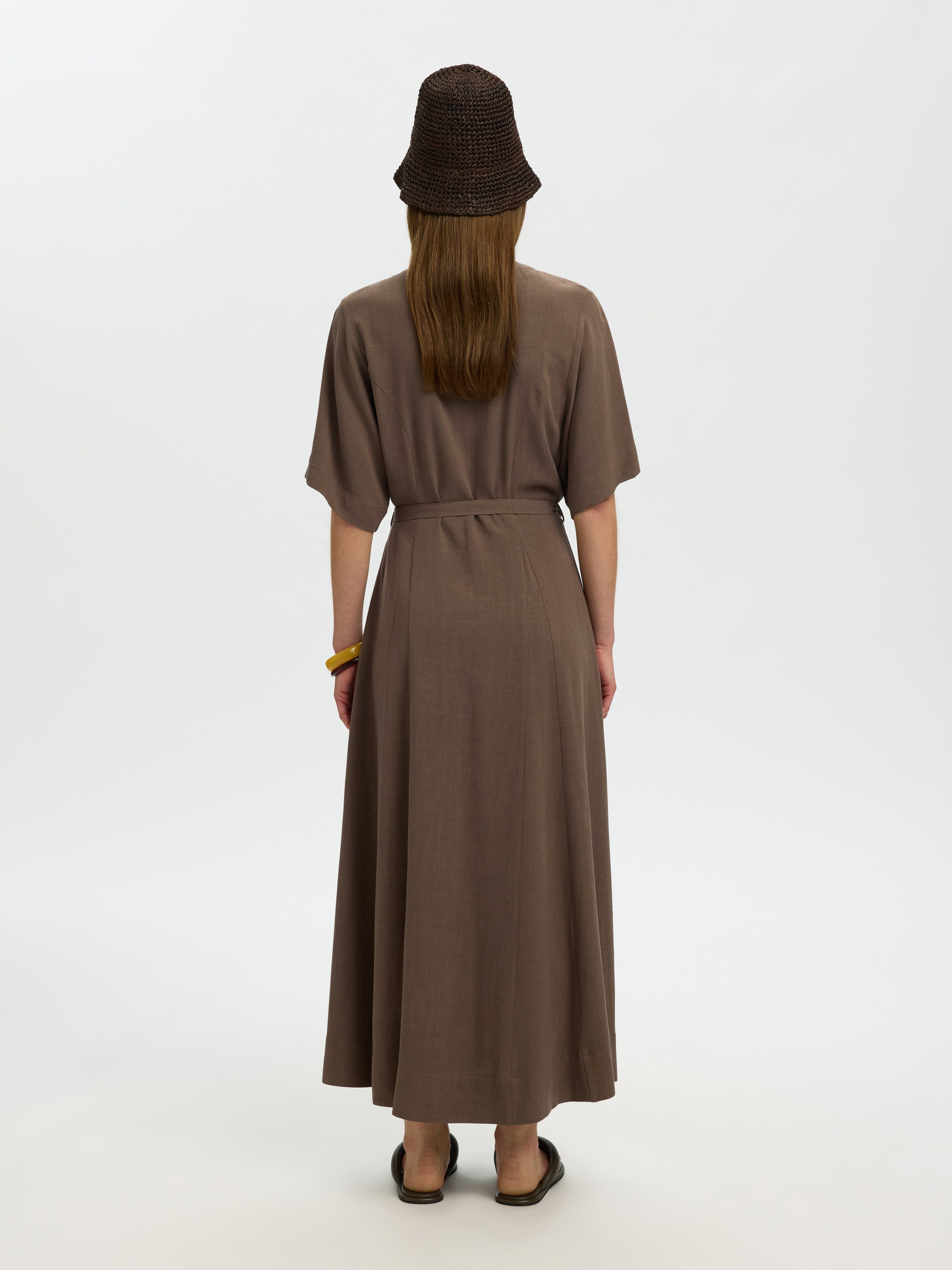 Kleid - Bindegürtel