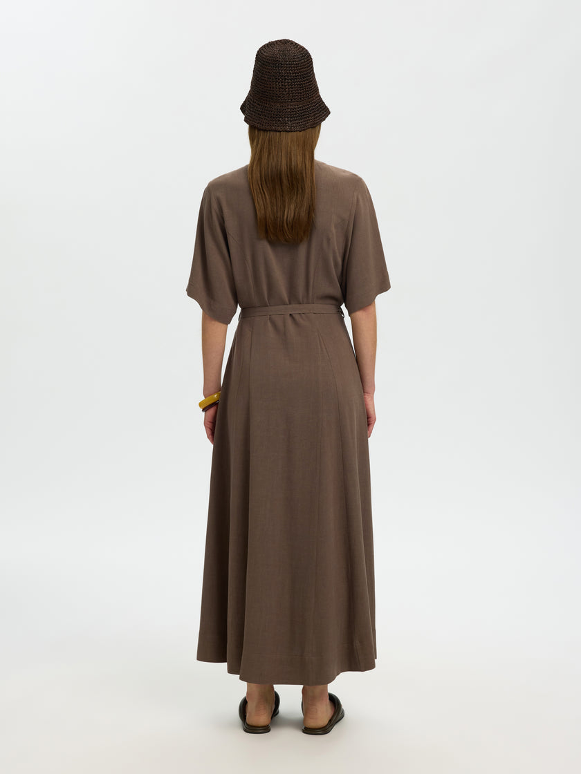 Kleid - Bindegürtel