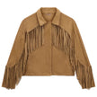 Fransenjacke - LS IBBY FRINGE JKT