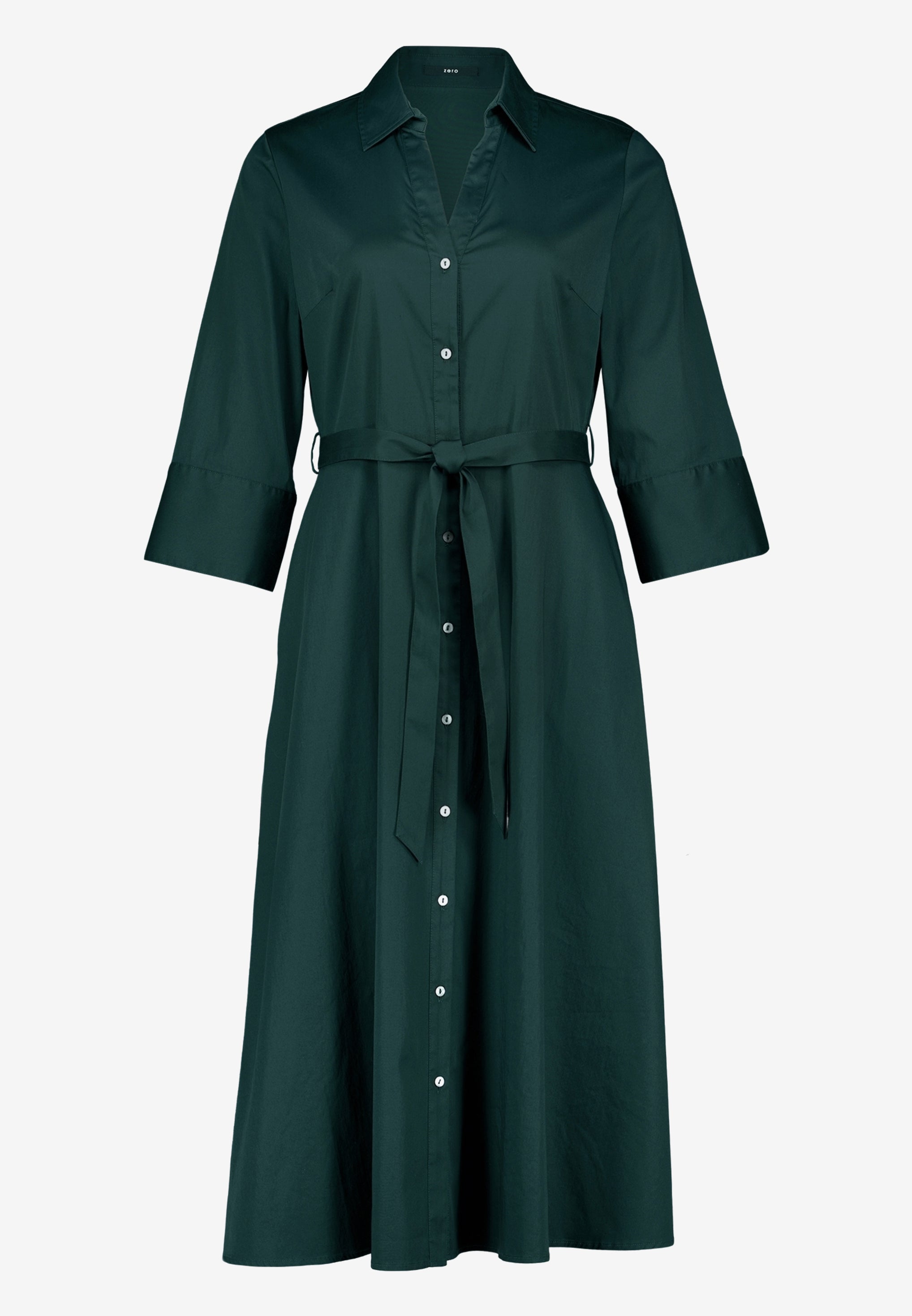 Hemdblusenkleid - Bindegürtel