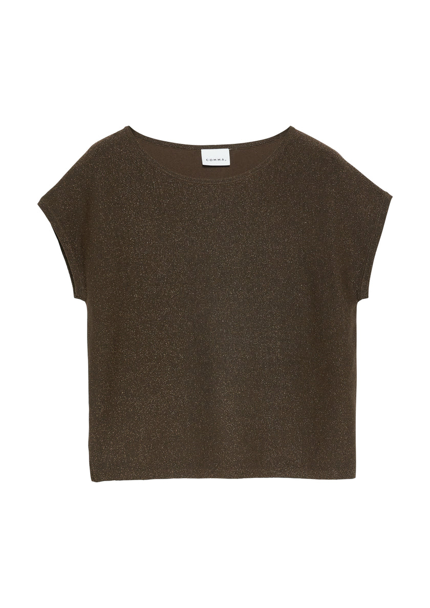 Feinstrickpullover - Glitzer
