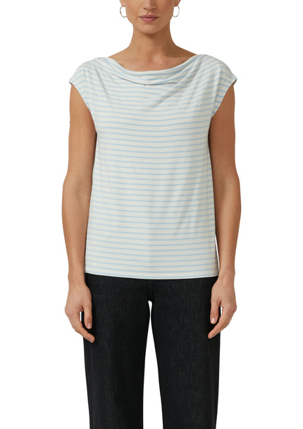 T-Shirt - Wasserfallausschnitt