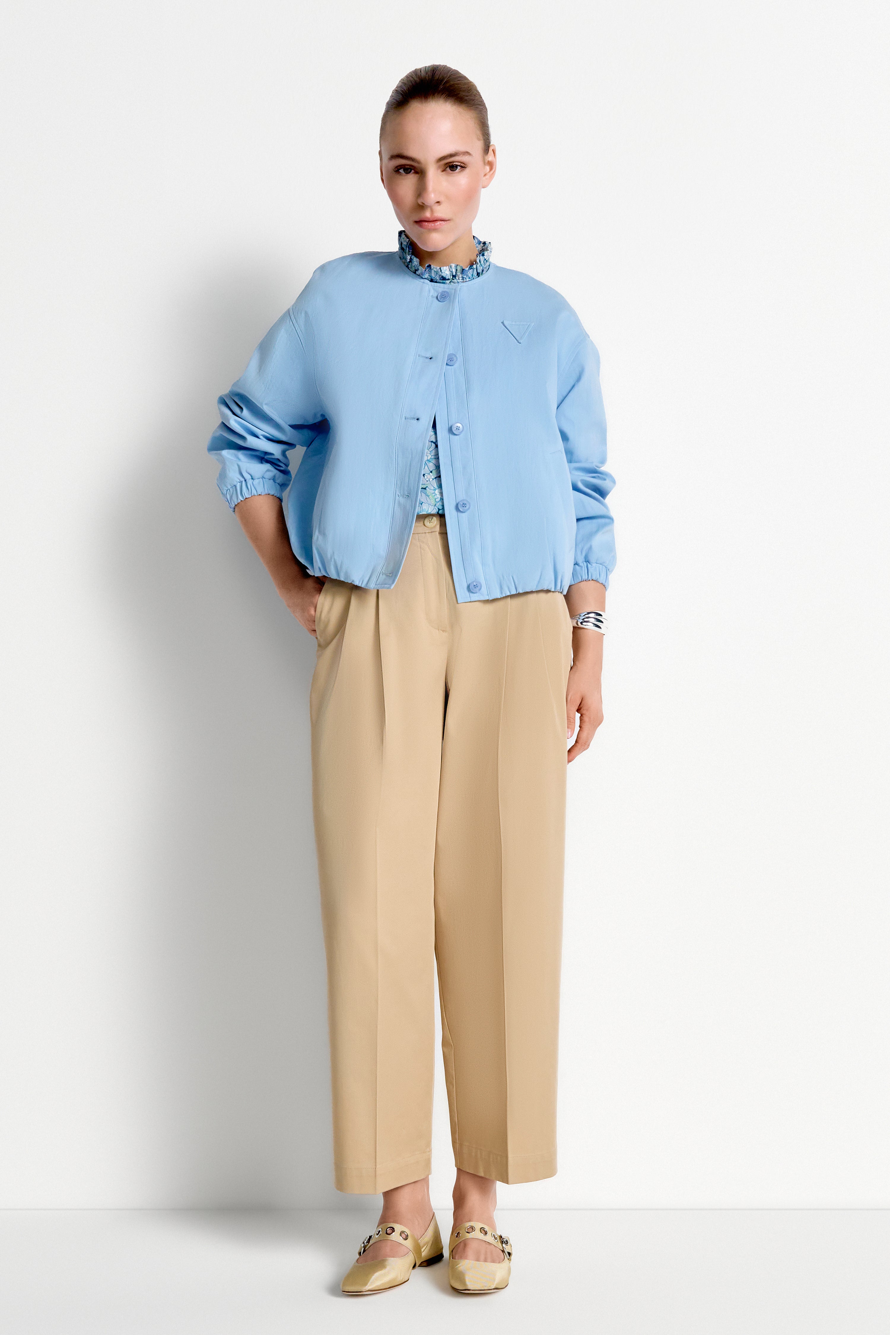 Bundfaltenhosen- High Waist