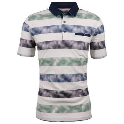 Polo-Shirt - Blockstreifen
