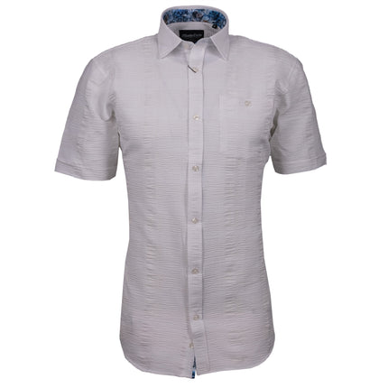 Kurzarmhemd - Seersucker-Optik