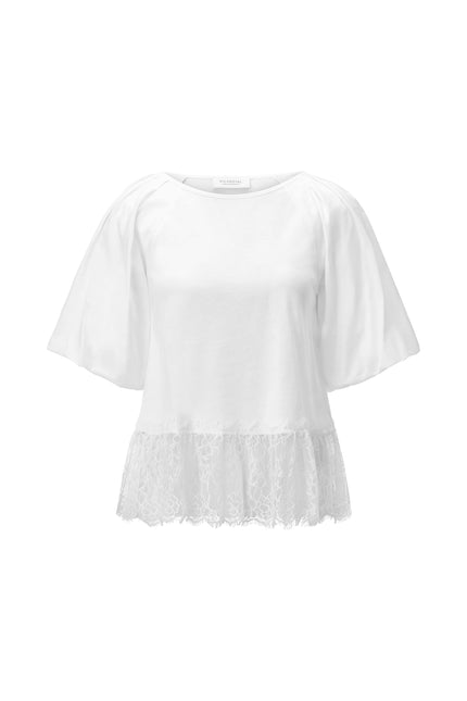 T-Shirt - Spitzensaum