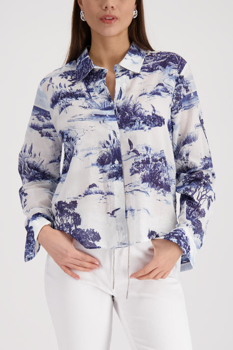 Bluse - Alloverprint